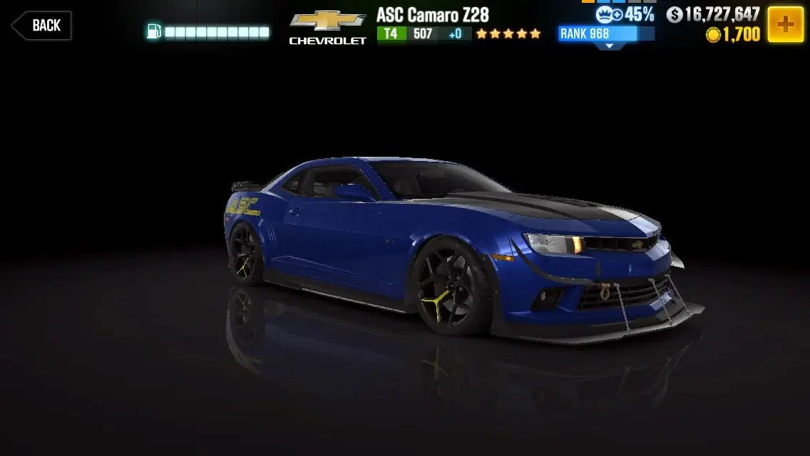 CHEVROLET ASC CAMARO Z28 TUNE & SHIFT