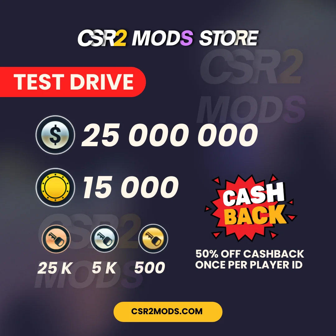 TRIAL - CSR2 MODS STORE PACK