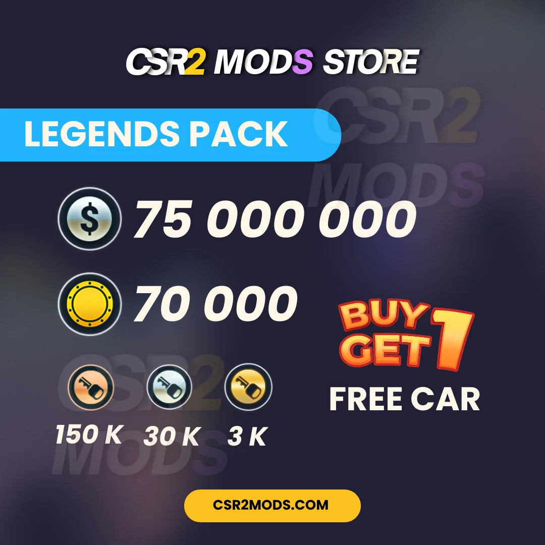 LEGEND - CSR2 MODS STORE PACK