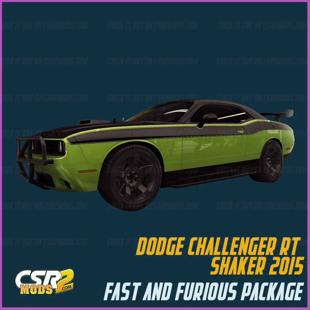 CSR 2 Letty's Dodge 2015 Challenger R/T Shaker Purple Star’s