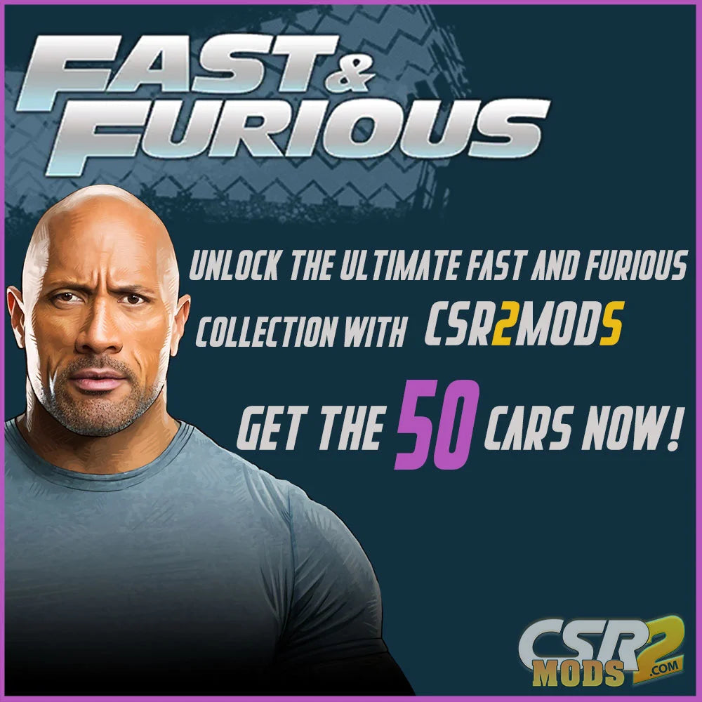 CSR 2 Fast & Furious: Power of the Road Collection