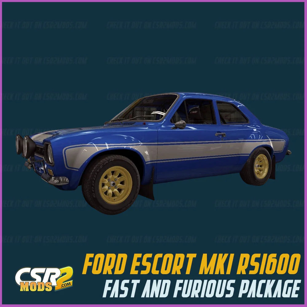 CSR 2 Escort MkI RS1600 Purple Star’s