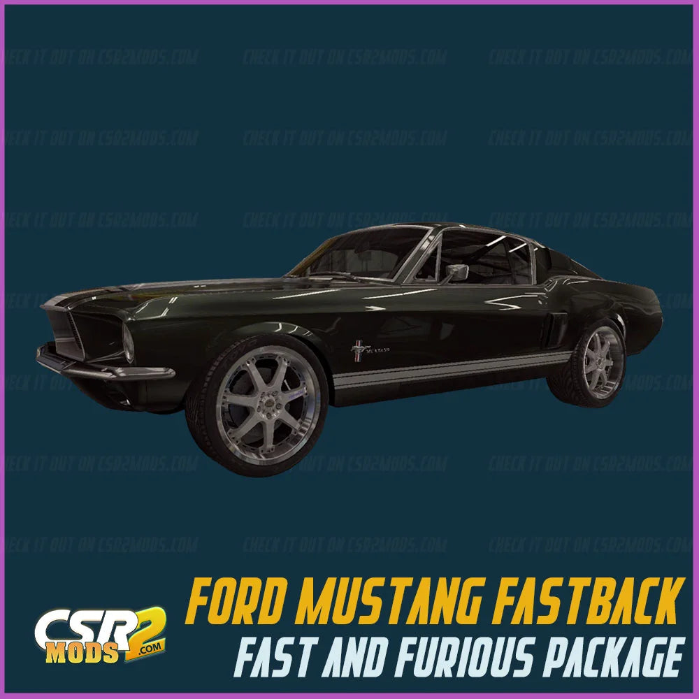 CSR 2 Mustang Fastback Purple Star’s