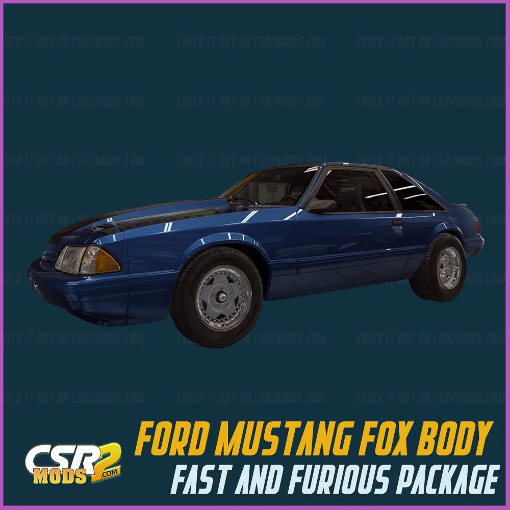 CSR 2 Fox Body Mustang Purple Star’s