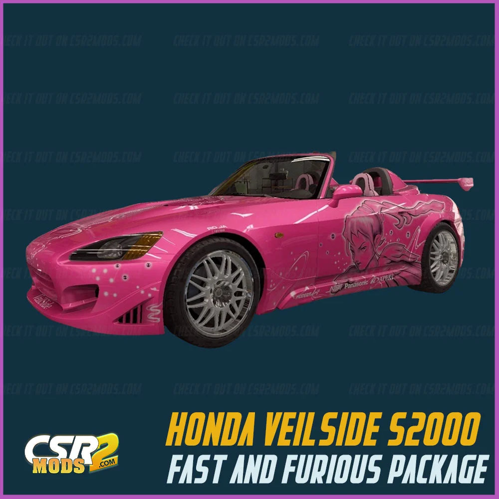 CSR 2 Veilside S2000 (Pink) Purple Star’s