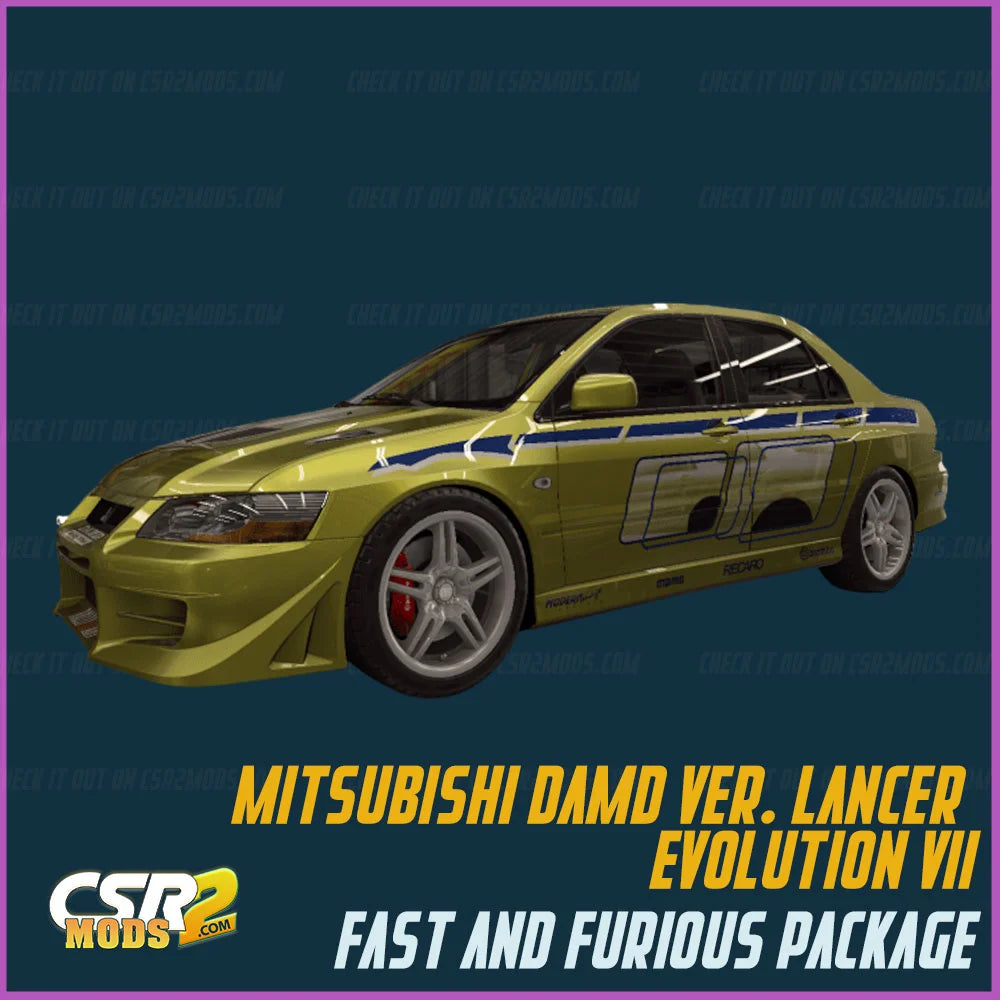 CSR 2 DAMD ver. Lancer Evolution VII Purple Star’s