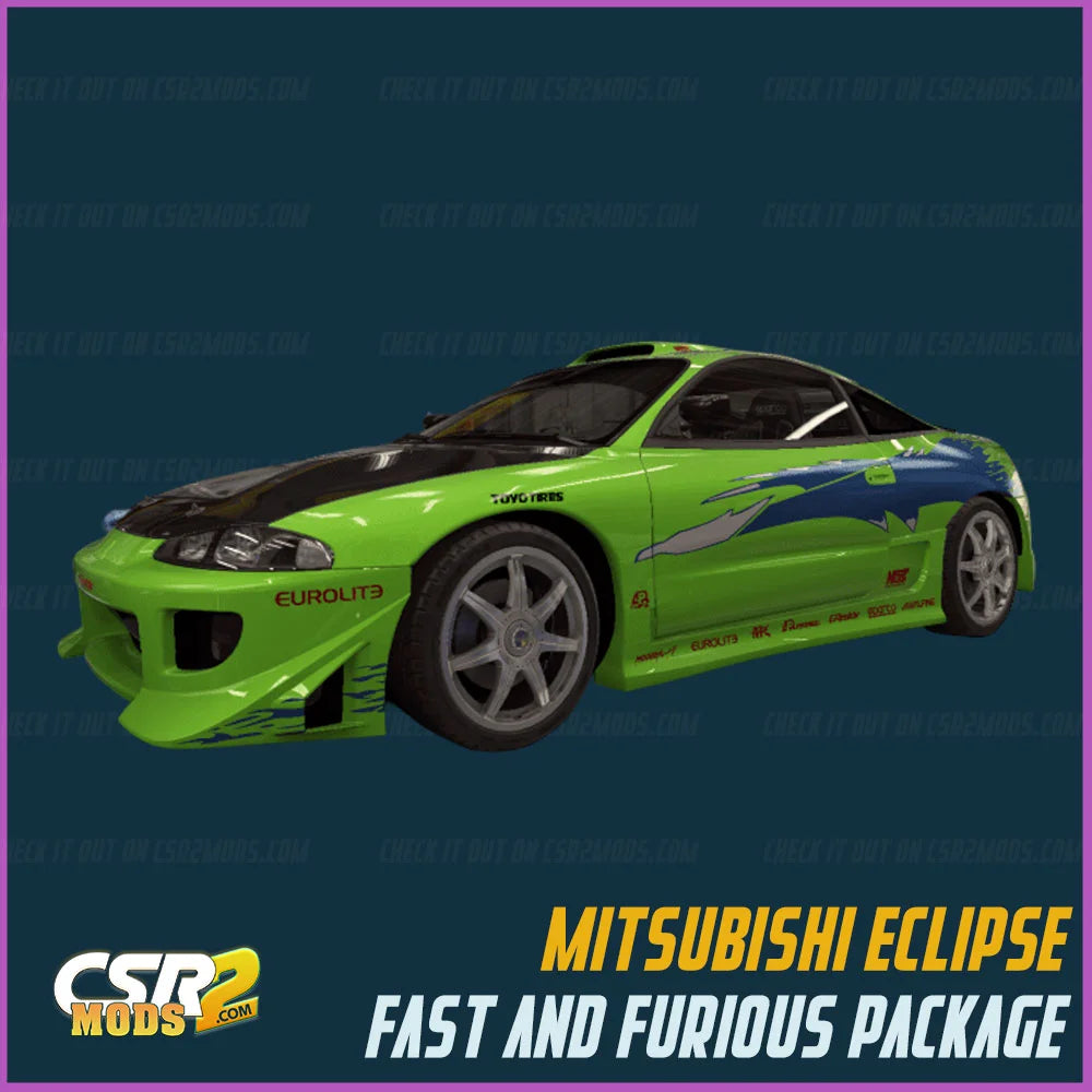 CSR 2 Brian's Mitsubishi Eclipse Purple Star’s