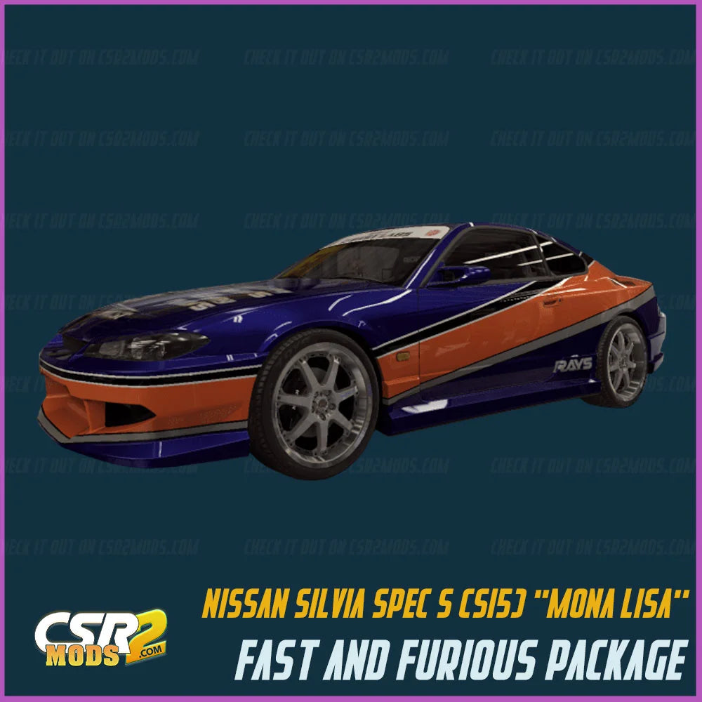 CSR 2 Silvia Spec S (S15) ’’Mona Lisa’’ Purple Star’s