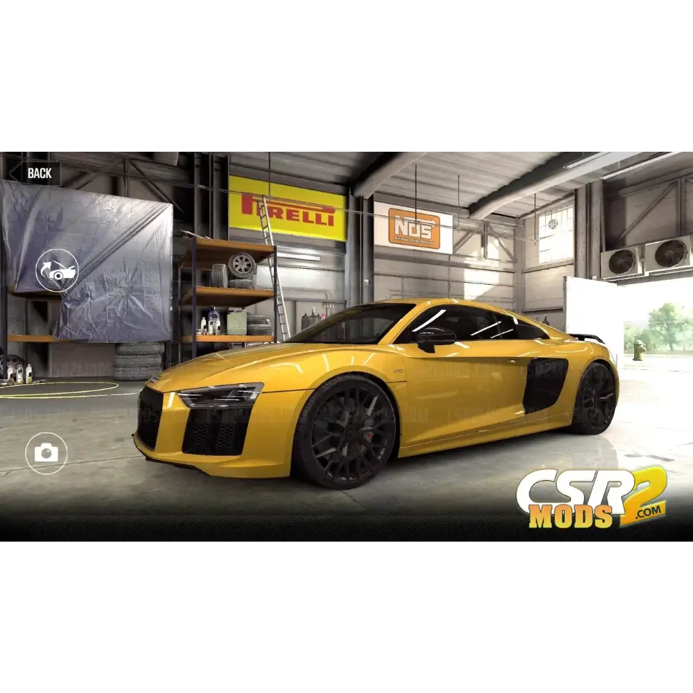 CSR2 2016 R8 V10 PLUS COUPÉ GOLD STAR’S - CSR RACING 2 MODS