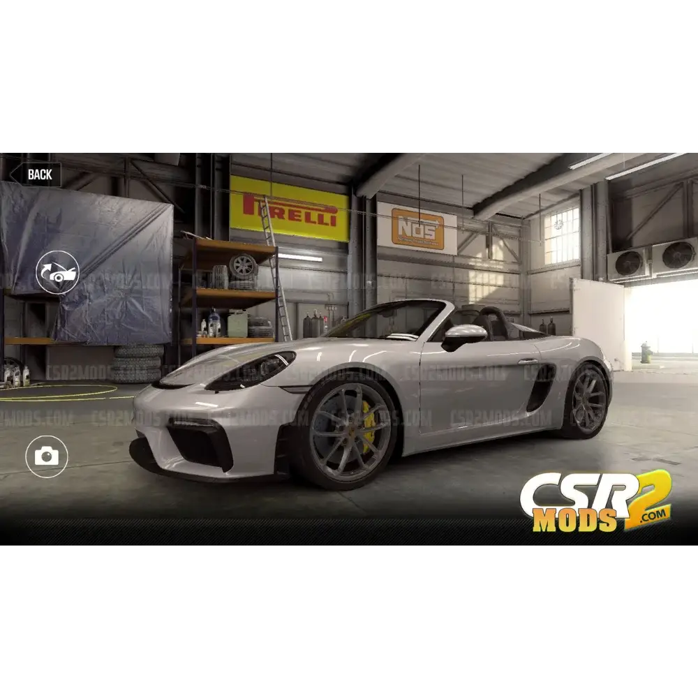 CSR2 718 BOXSTER SPYDER GOLD STAR’S - CSR RACING 2 MODS