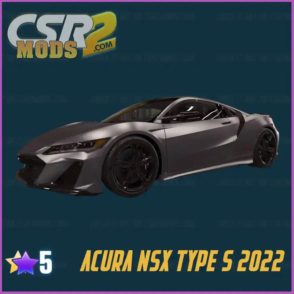 CSR2 ACURA 2022 NSX TYPE S - CSR RACING 2 MODS