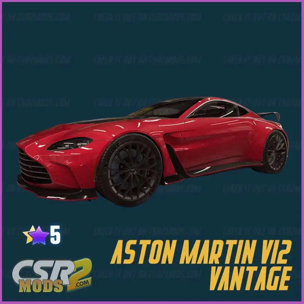 CSR2 ASTON MARTIN V12 VANTAGE - CSR RACING 2 MODS