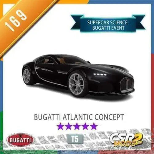 CSR2 BUGATTI ATLANTIC - CSR RACING 2 MODS