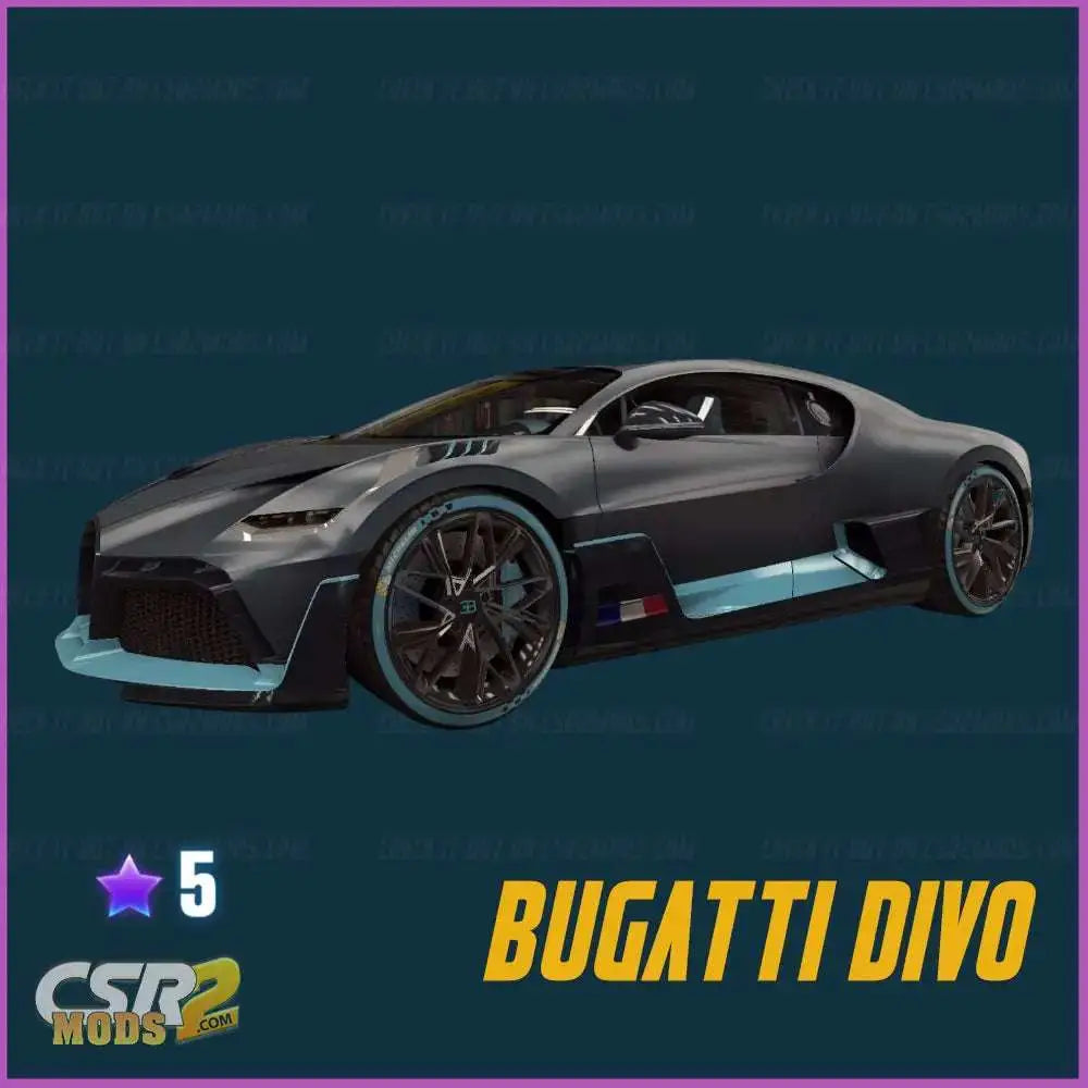 CSR2 BUGATTI DIVO - CSR RACING 2 MODS