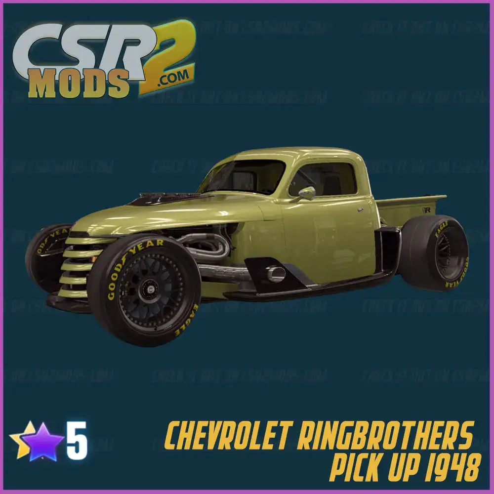 CSR2 CHEVROLET RINGBROTHERS PICK UP 1948 - CSR RACING 2 MODS