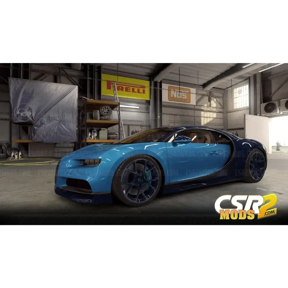 CSR2 CHIRON PURPLE STAR’S - CSR RACING 2 MODS