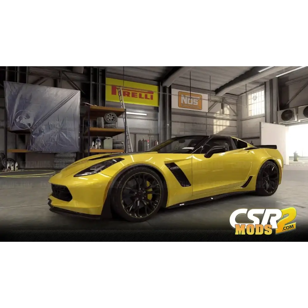 CSR2 CORVETTE C7.R PURPLE STAR’S - CSR RACING 2 MODS