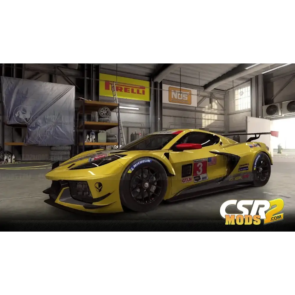 CSR2 CORVETTE C8.R (YELLOW) PURPLE STAR’S - CSR RACING 2