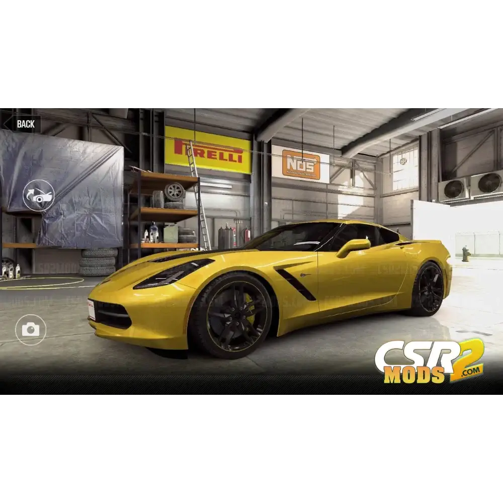 CSR2 CORVETTE STINGRAY GOLD STAR’S - CSR RACING 2 MODS