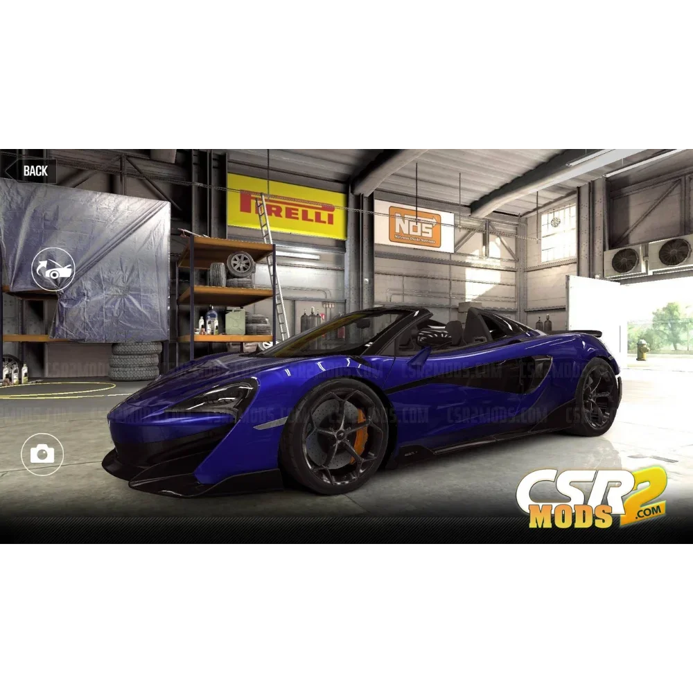 CSR2 600LT SPIDER GOLD STAR’S - CSR RACING 2 MODS