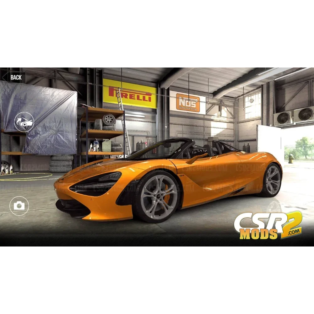 CSR2 720S SPIDER GOLD STAR’S - CSR RACING 2 MODS