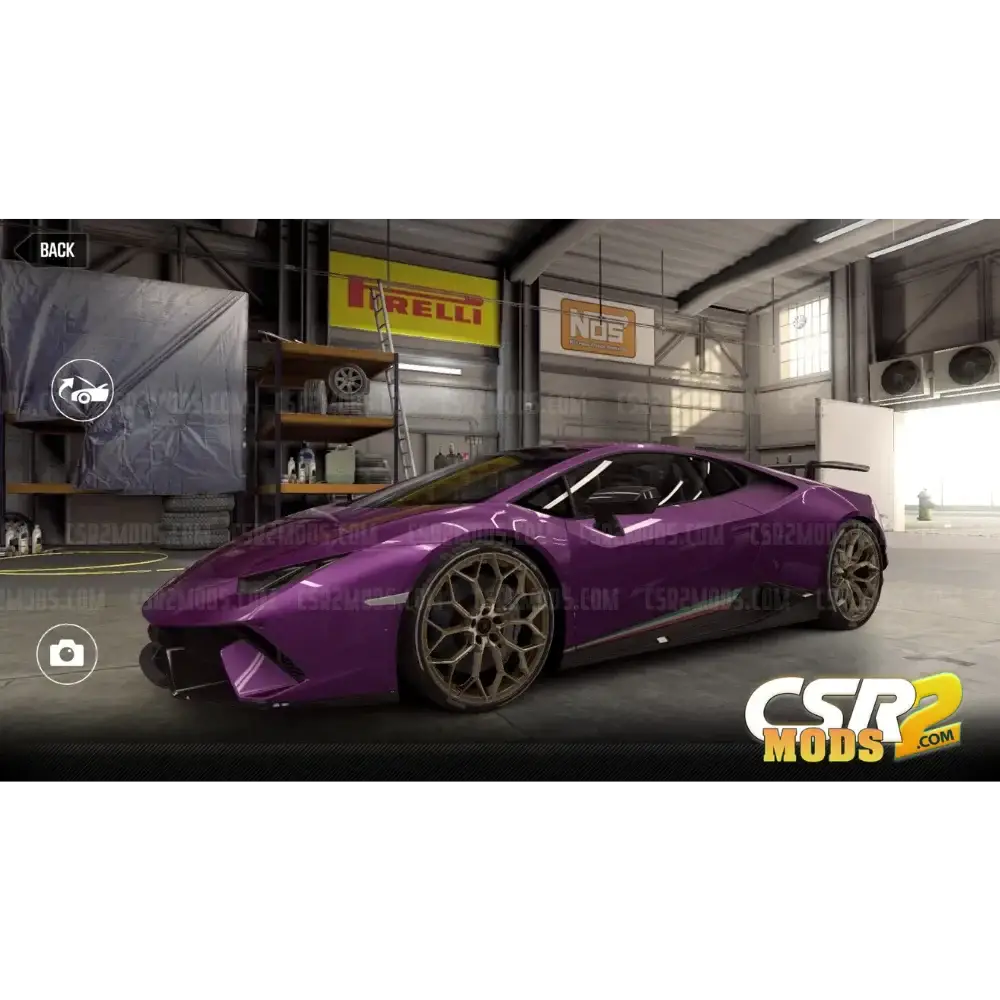 CSR2 HURACÁN PERFORMANTE GOLD STAR’S - CSR RACING 2 MODS