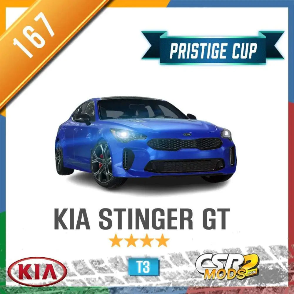 CSR2 KIA STINGER GT - CSR RACING 2 MODS