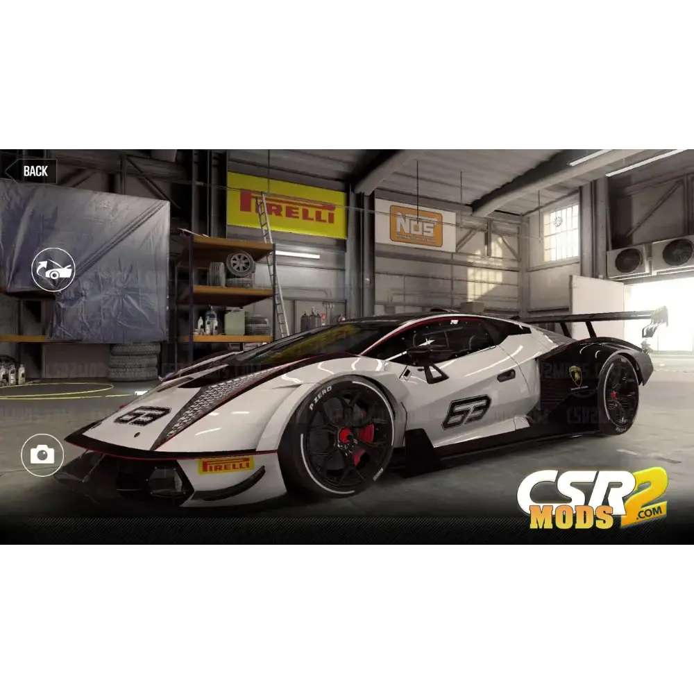 CSR2 LAMBORGHINI ESSENZA SCV12 ’BIANCO ASOPO’ PURPLE