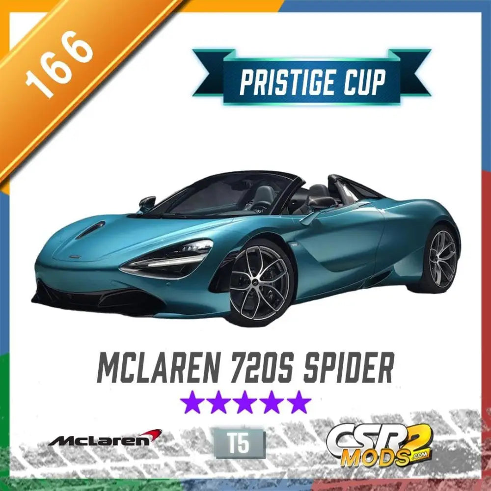 CSR2 MCLAREN 720S SPIDER - CSR RACING 2 MODS