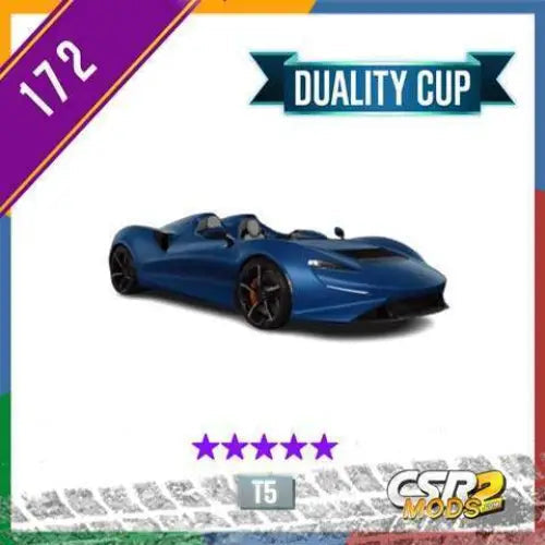 CSR2 MCLAREN ELVA (5 PURPLE STAR) - CSR RACING 2 MODS