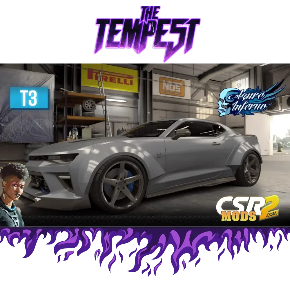 CSR2 PETAH’S LABEL MOTORSPORTS CAMARO PURPLE STAR’S