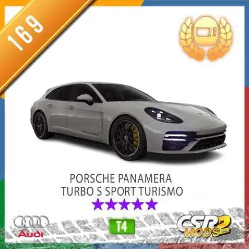 CSR2 PORSCHE PANAMERA TURBO S SPORT TURISMO - CSR RACING 2