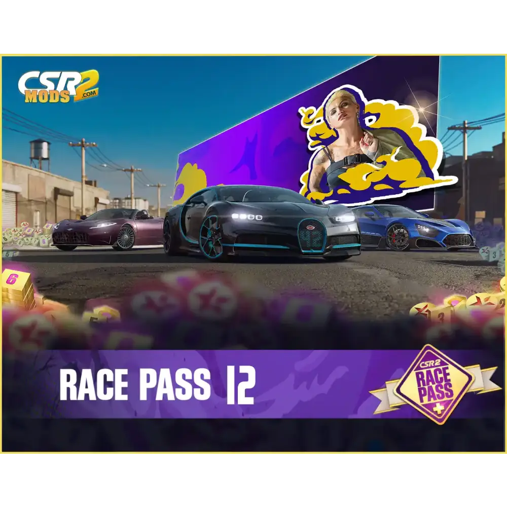 CSR2 RACE PASS SEASON 12 PREMIUM - CSR RACING 2 MODS