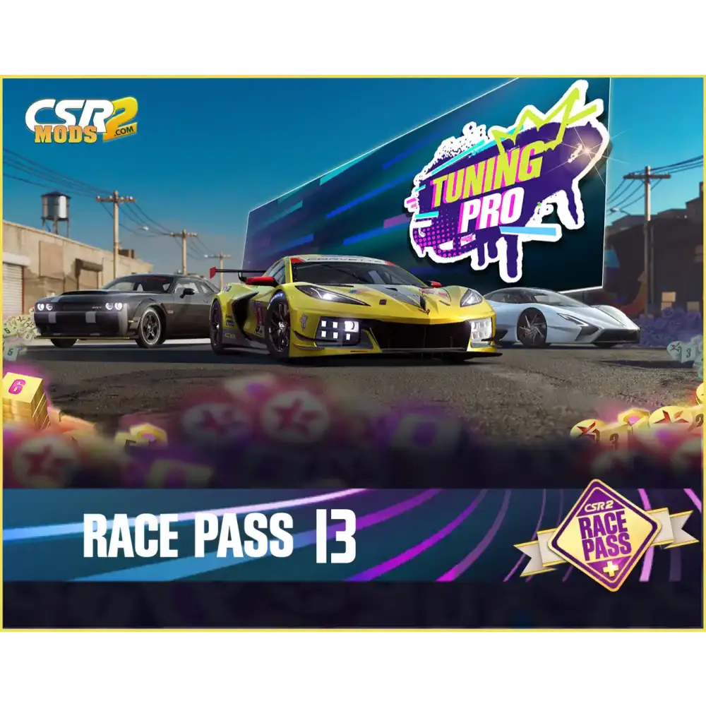 CSR2 RACE PASS SEASON 13 PREMIUM - CSR RACING 2 MODS