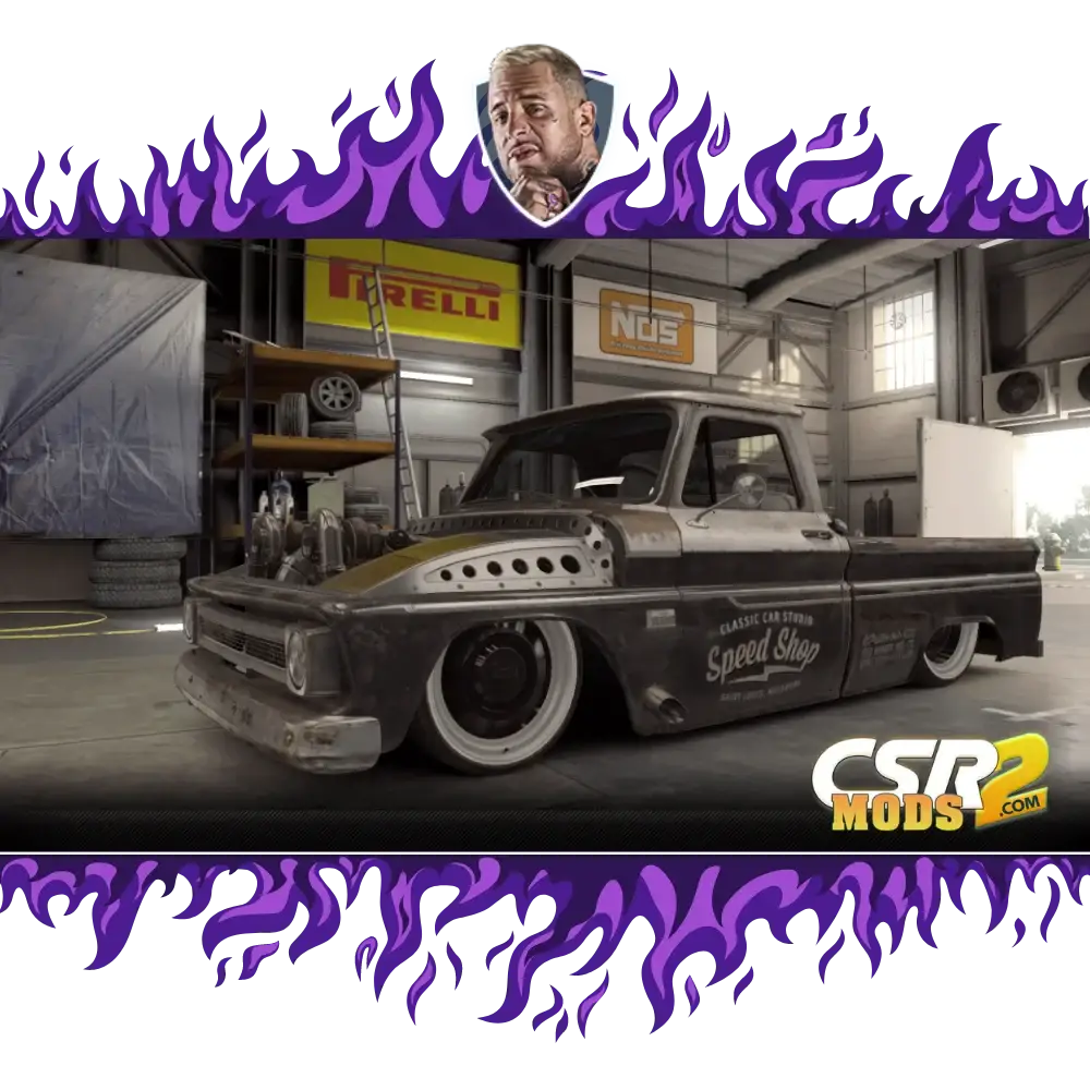 CSR2 RICO’S C10 ’TIFFANY’ PURPLE STAR’S - CSR RACING 2 MODS