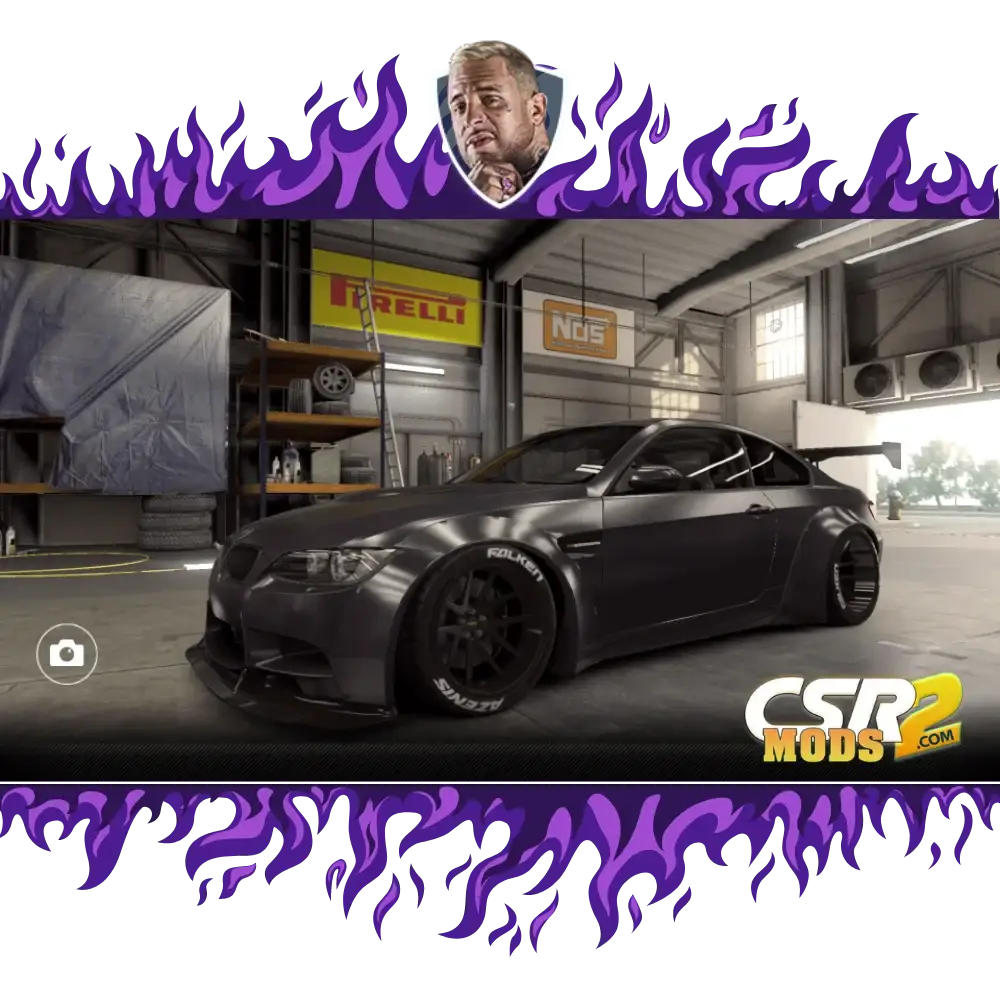 CSR2 RICO’S LB M3 GTS PURPLE STAR’S - CSR RACING 2 MODS