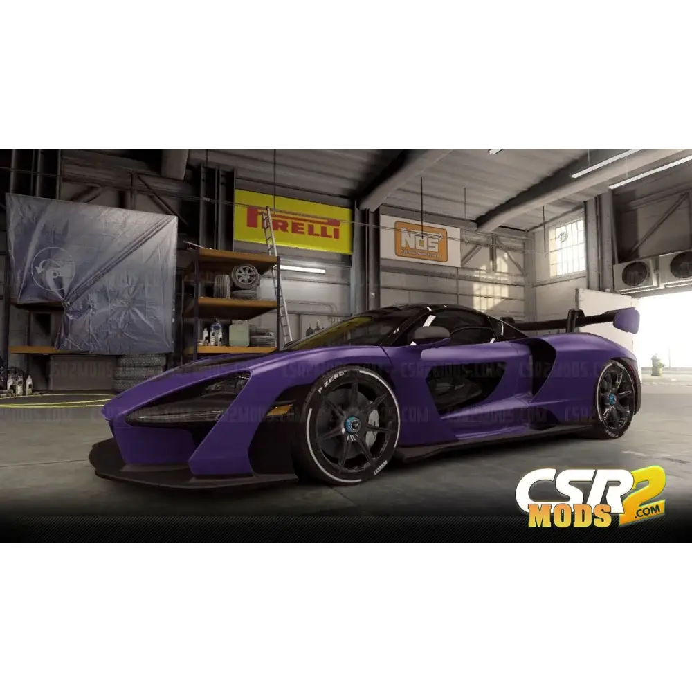 CSR2 SENNA GOSH EDITION PURPLE STAR’S - CSR RACING 2 MODS