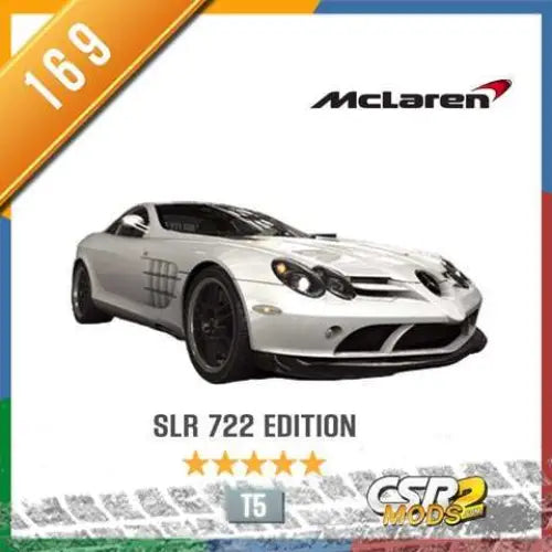 CSR2 SLR 722 EDITION (GOLD) - CSR RACING 2 MODS