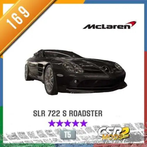 CSR2 SLR 722 S ROADSTER - CSR RACING 2 MODS