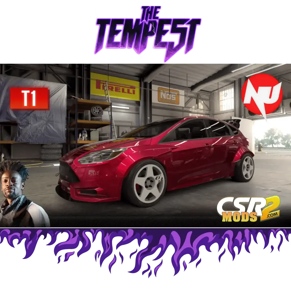 CSR2 SNEAK’S FOCUS TRACKSTER PURPLE STAR’S - CSR RACING