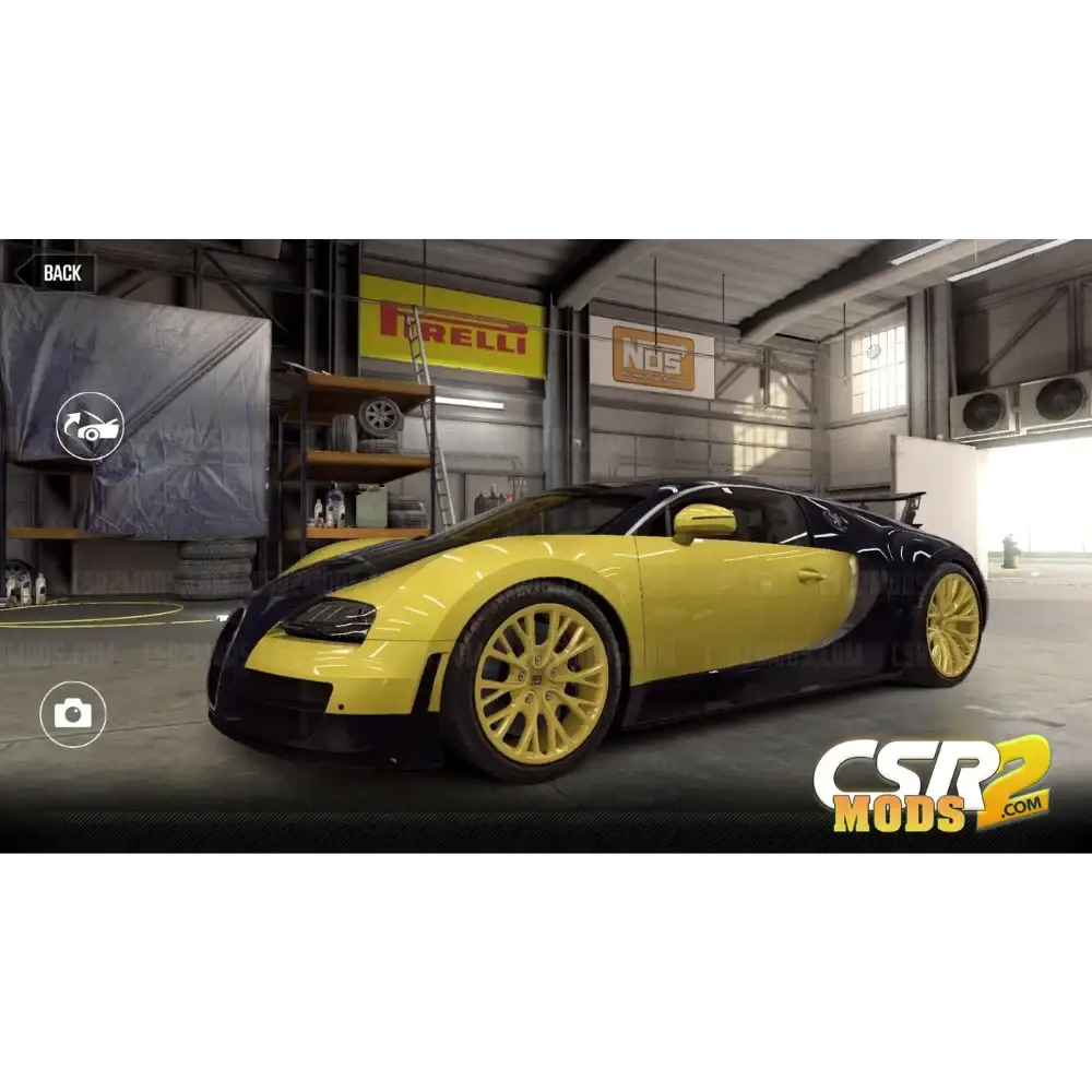 CSR2 VEYRON SUPER SPORT GOLD STAR’S - CSR RACING 2 MODS