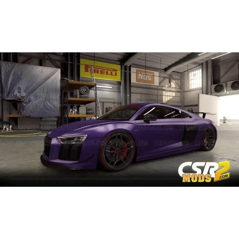 CSR2 VORSTEINER R8 VRS PURPLE STAR’S - CSR RACING 2 MODS