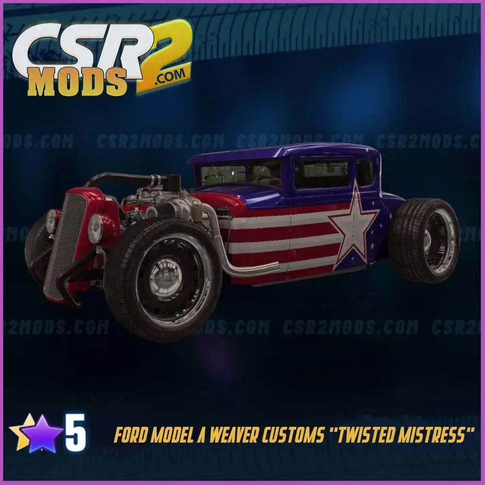 CSR2 WEAVER CUSTOMS ’TWISTED MISTRESS’ (BLUE) PURPLE